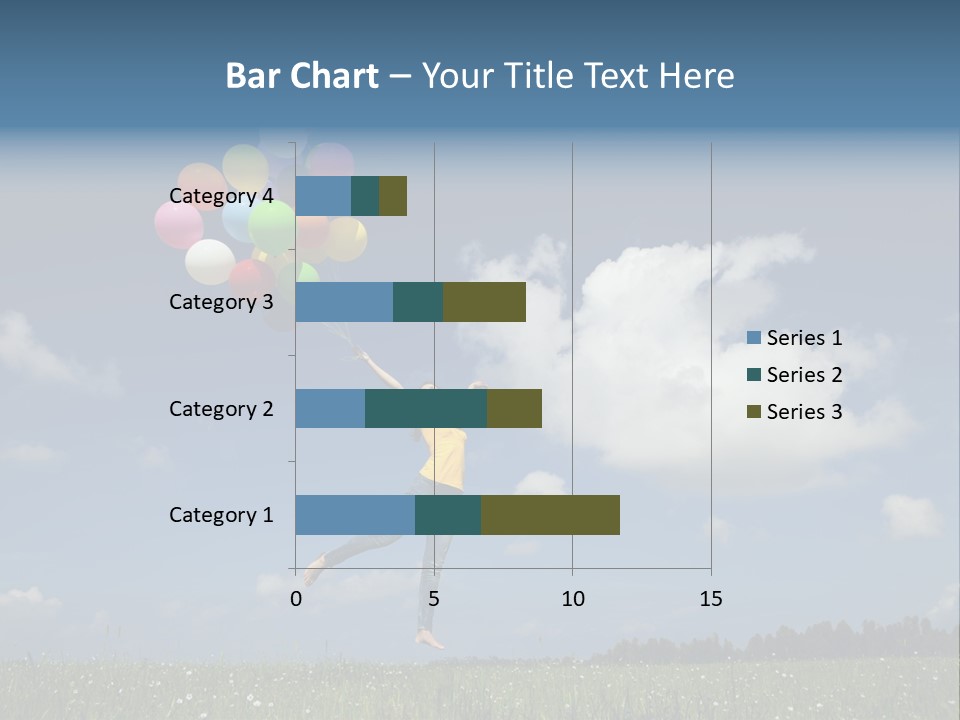 Balloons Spring Green PowerPoint Template