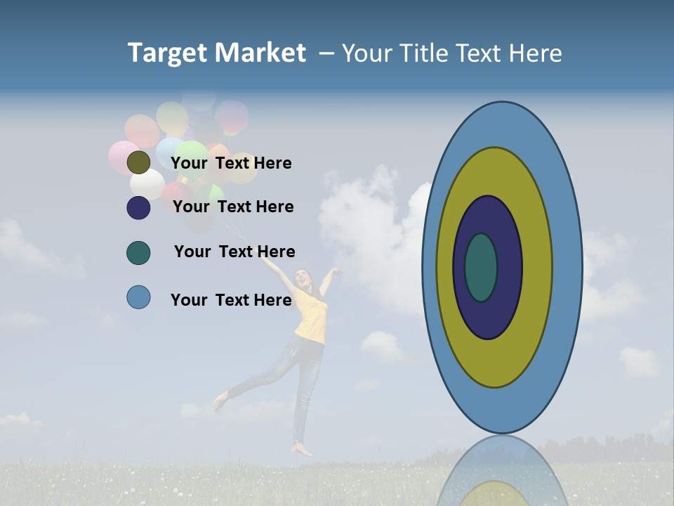 Balloons Spring Green PowerPoint Template