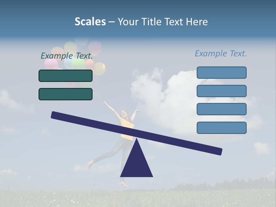 Balloons Spring Green PowerPoint Template