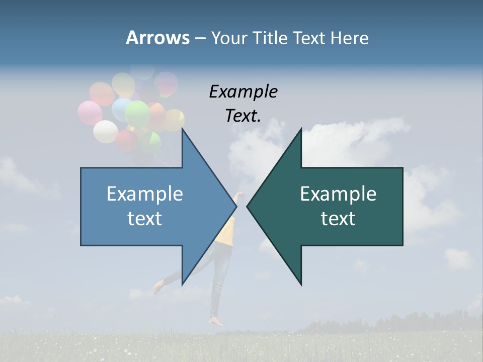 Balloons Spring Green PowerPoint Template