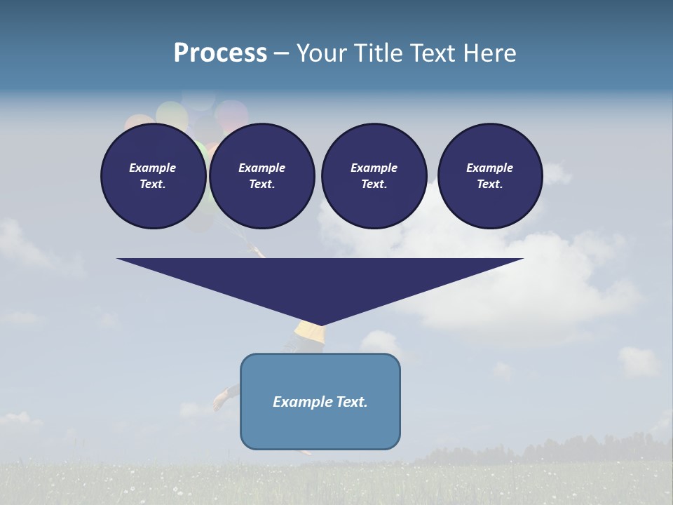 Balloons Spring Green PowerPoint Template