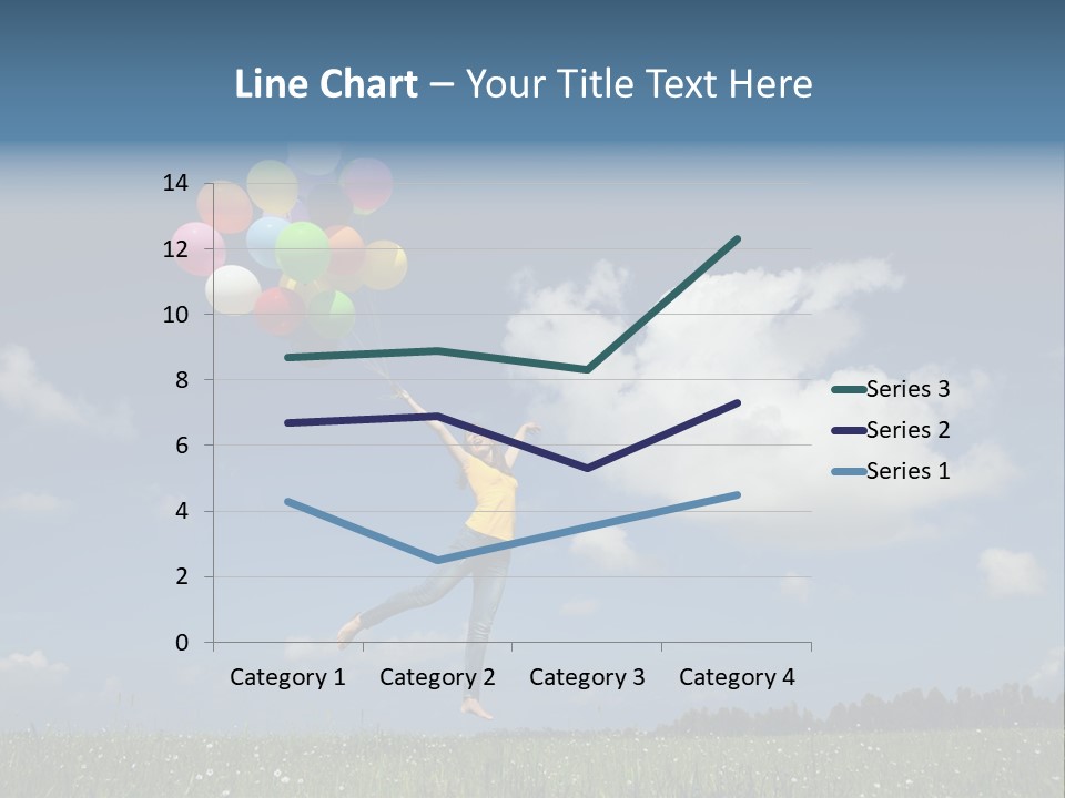 Balloons Spring Green PowerPoint Template