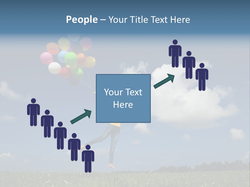 Balloons Spring Green PowerPoint Template