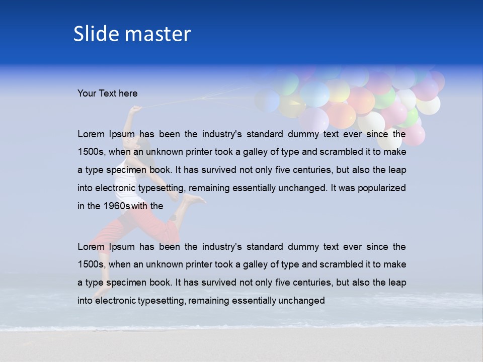 Sunny Sand  PowerPoint Template