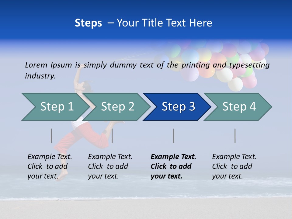 Sunny Sand  PowerPoint Template