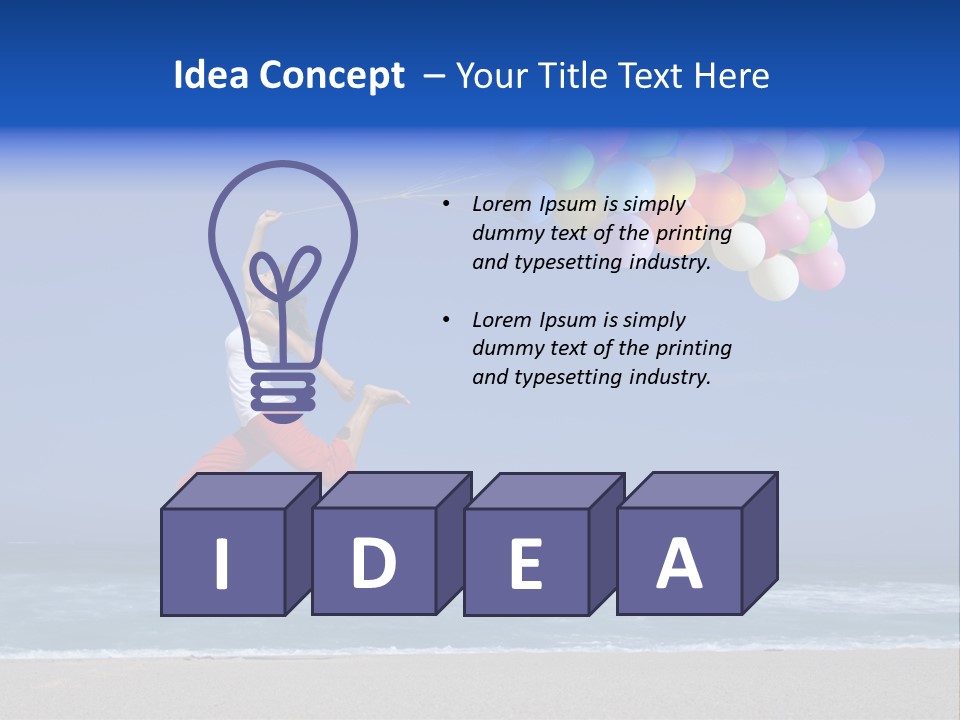 Sunny Sand  PowerPoint Template