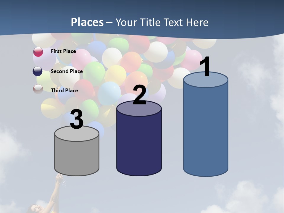 Grass Holding Person PowerPoint Template