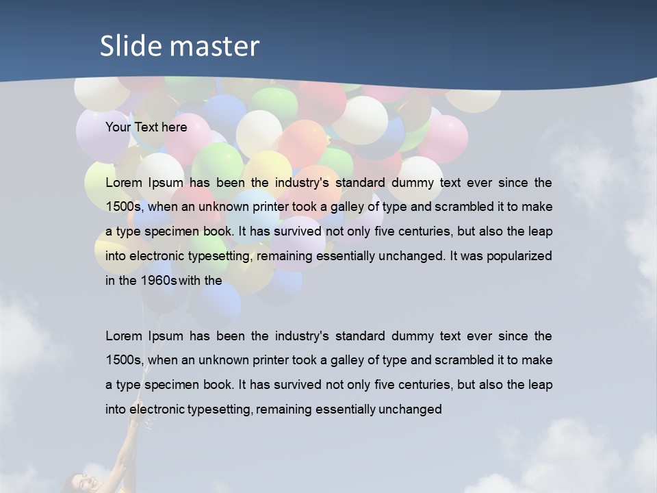 Grass Holding Person PowerPoint Template