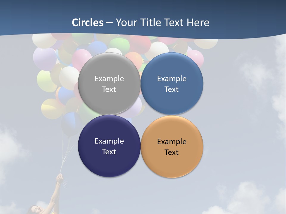 Grass Holding Person PowerPoint Template