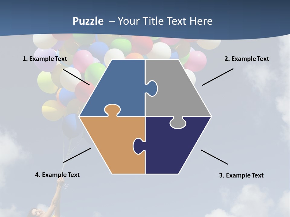 Grass Holding Person PowerPoint Template