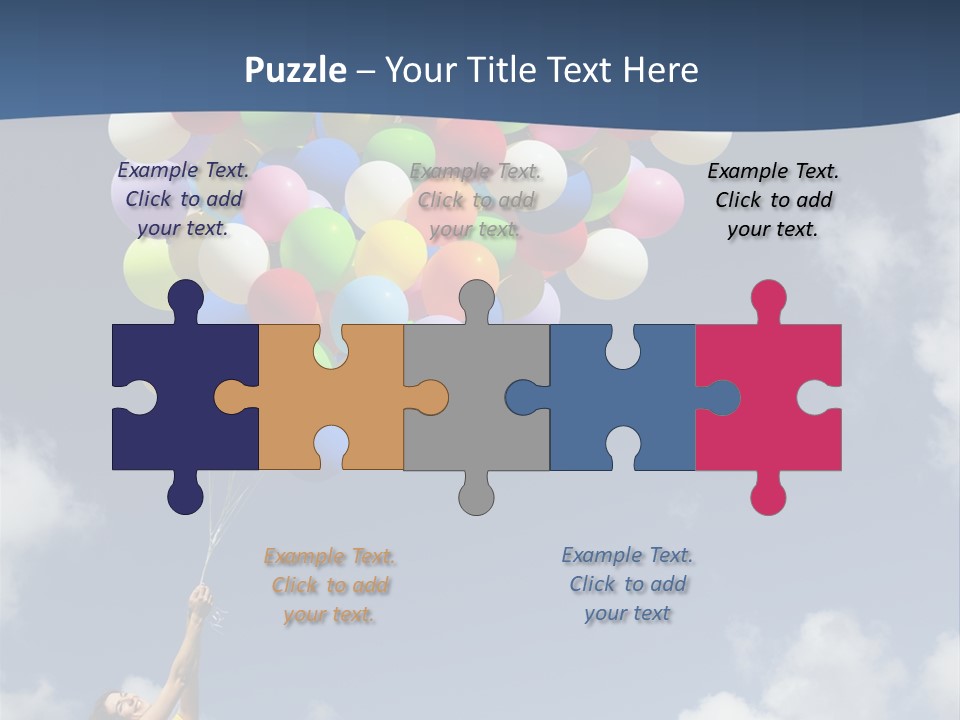 Grass Holding Person PowerPoint Template