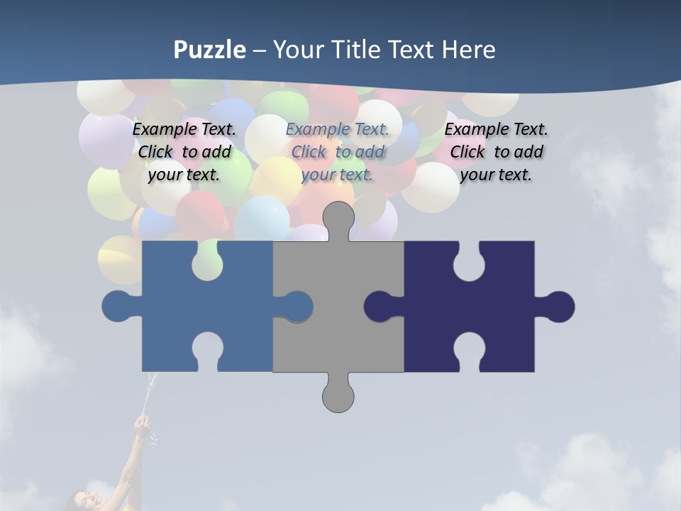 Grass Holding Person PowerPoint Template