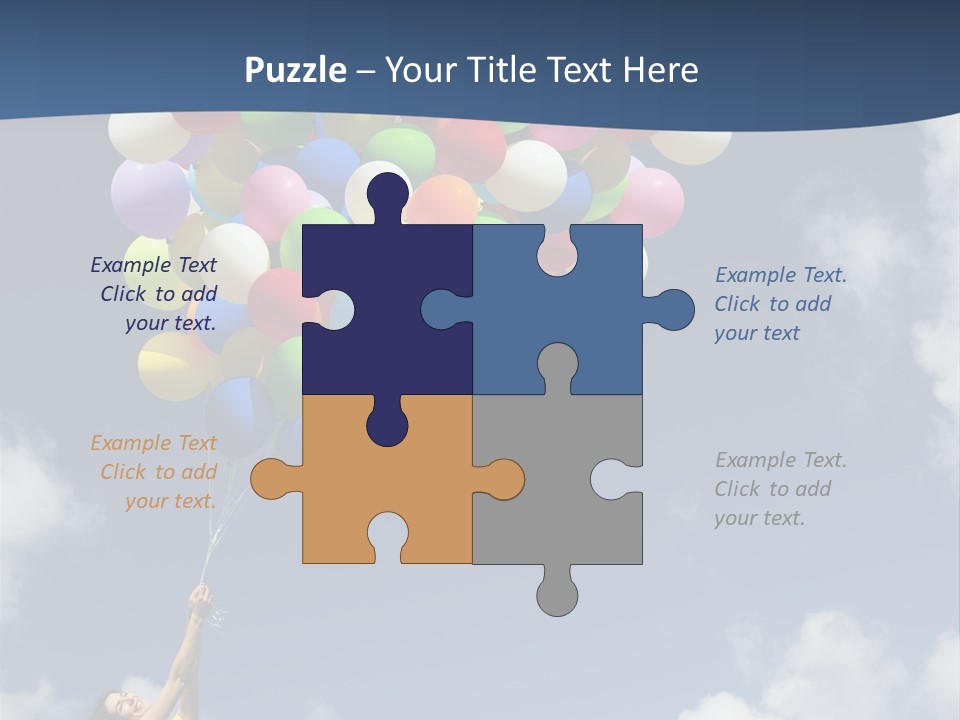 Grass Holding Person PowerPoint Template