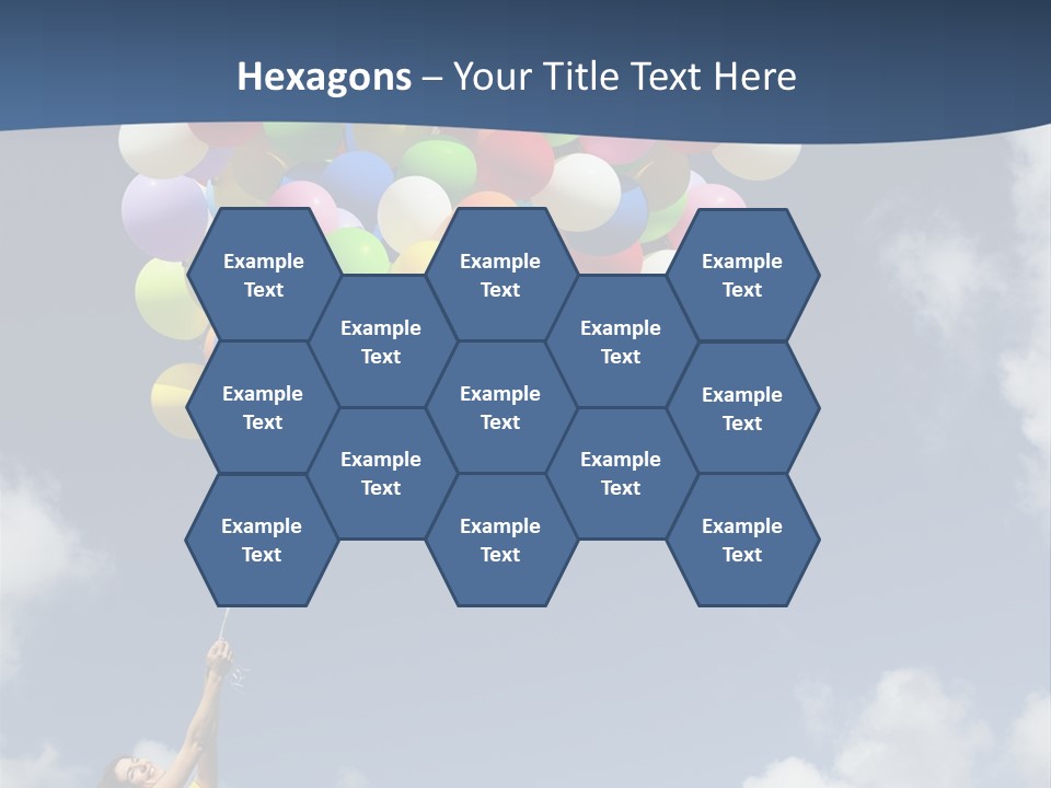 Grass Holding Person PowerPoint Template