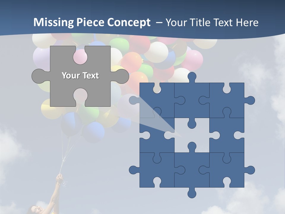 Grass Holding Person PowerPoint Template