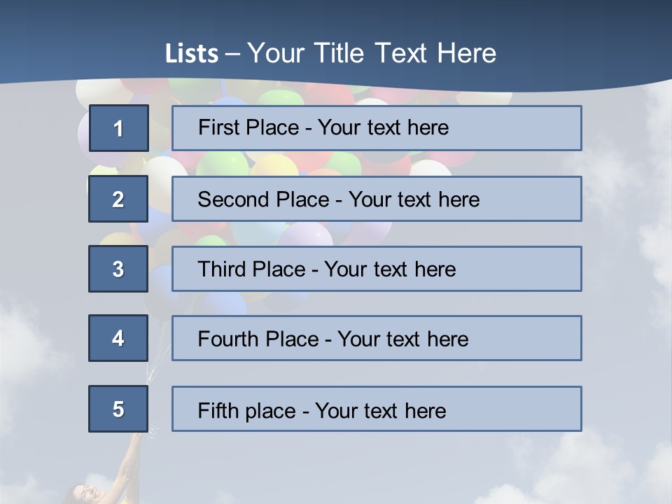 Grass Holding Person PowerPoint Template