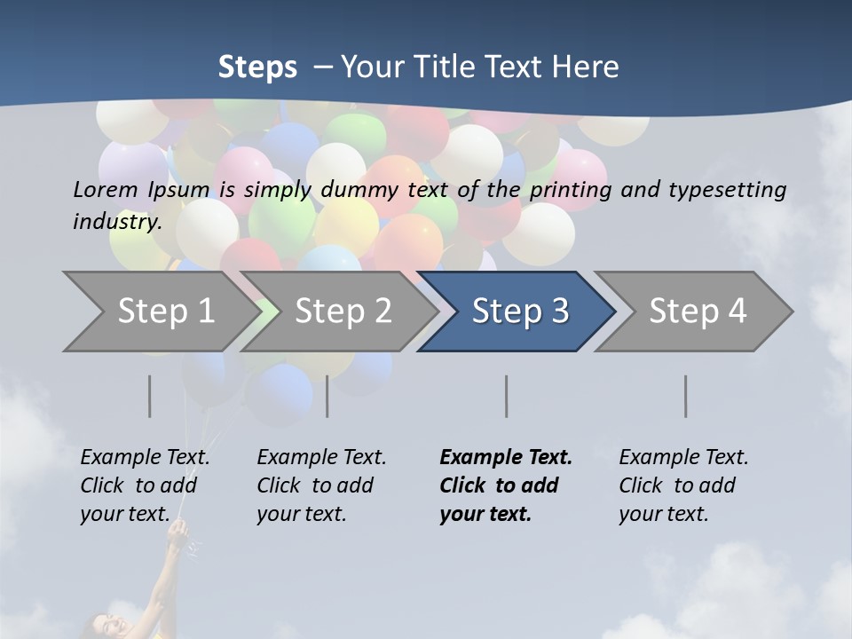 Grass Holding Person PowerPoint Template