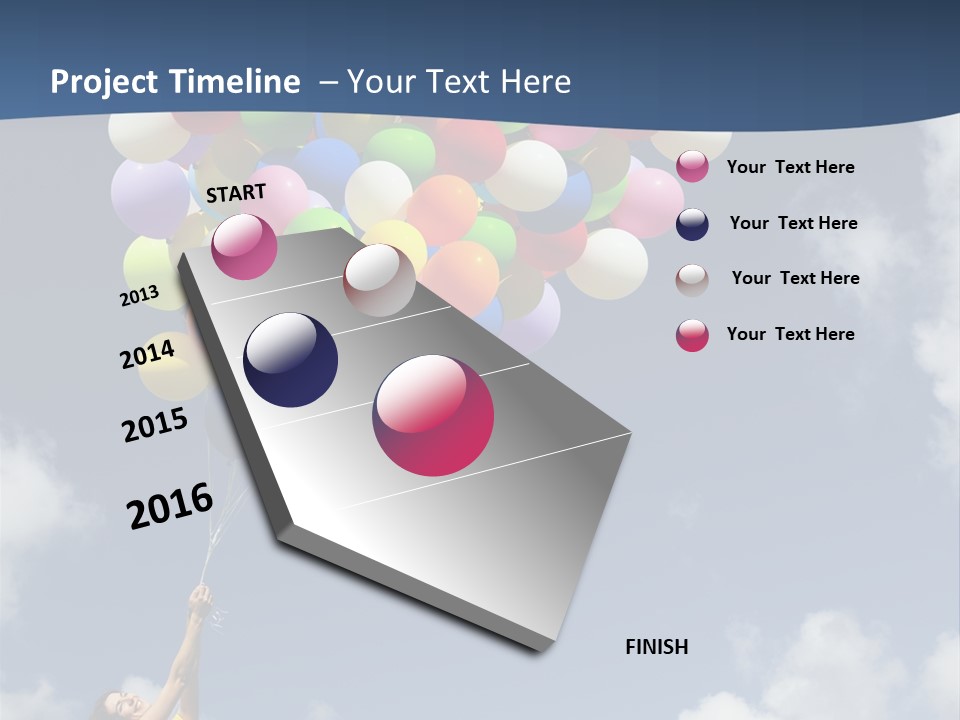 Grass Holding Person PowerPoint Template