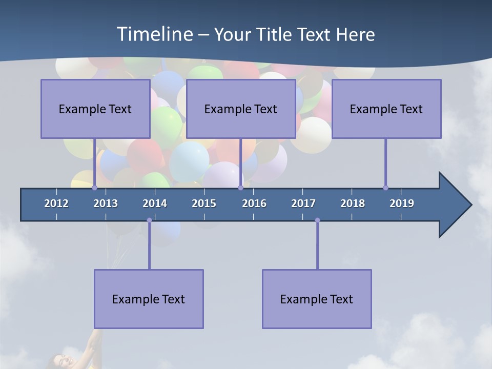Grass Holding Person PowerPoint Template