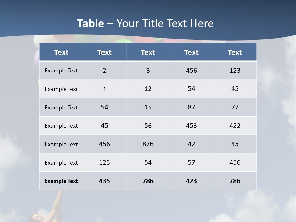 Grass Holding Person PowerPoint Template