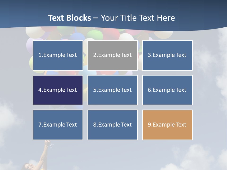 Grass Holding Person PowerPoint Template