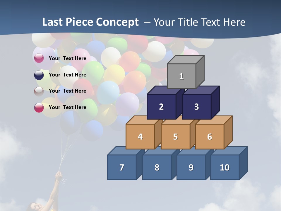 Grass Holding Person PowerPoint Template