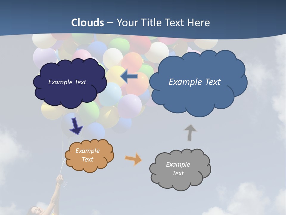 Grass Holding Person PowerPoint Template