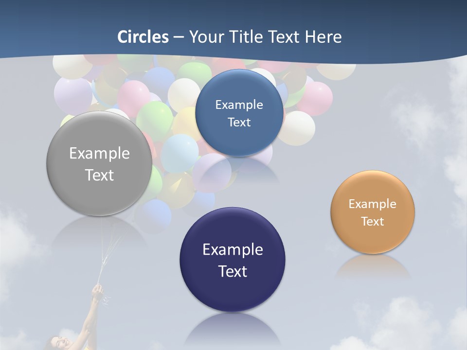 Grass Holding Person PowerPoint Template