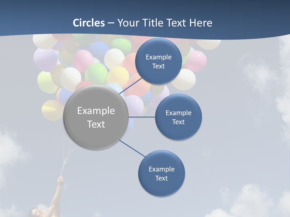 Grass Holding Person PowerPoint Template