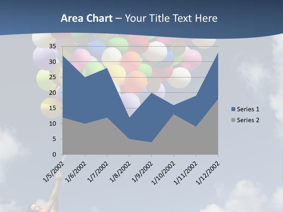 Grass Holding Person PowerPoint Template