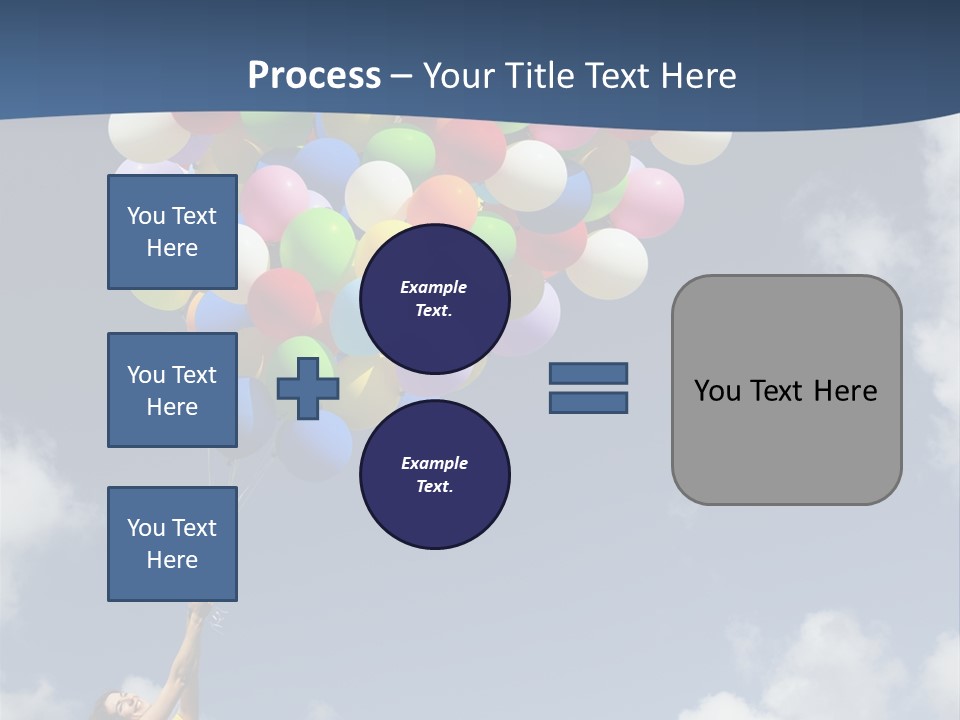 Grass Holding Person PowerPoint Template