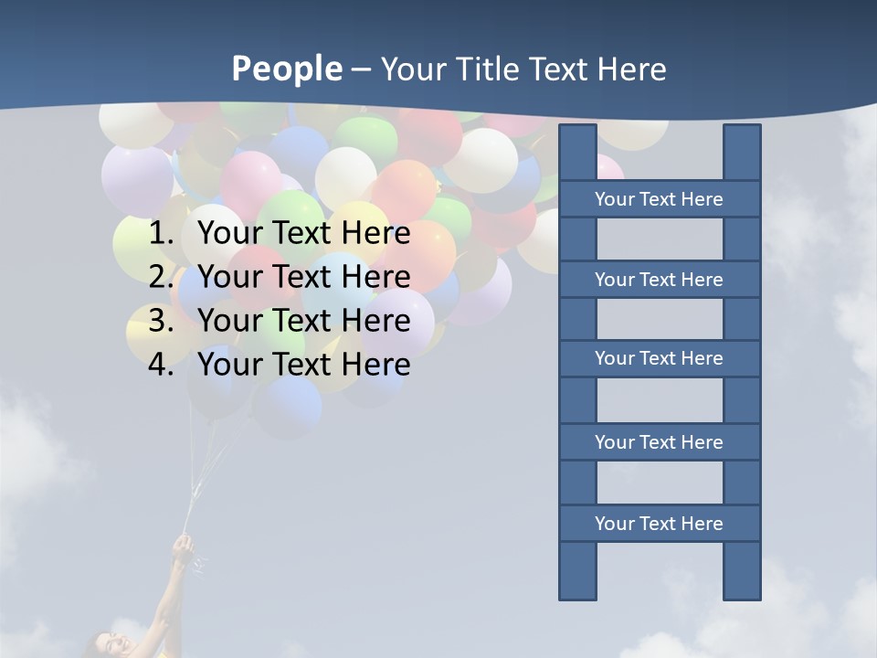 Grass Holding Person PowerPoint Template