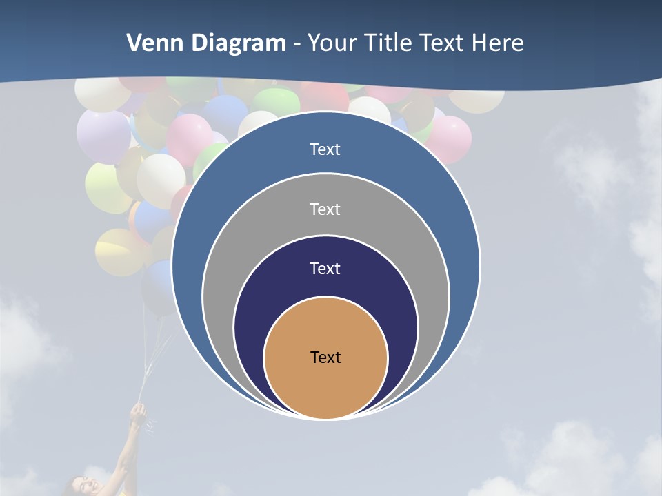 Grass Holding Person PowerPoint Template