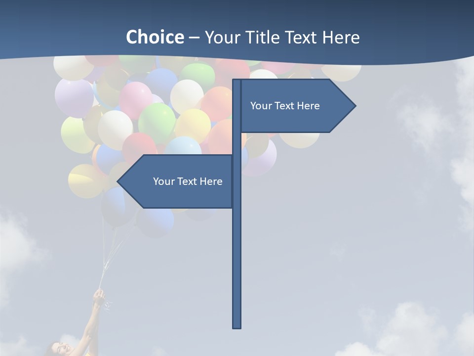Grass Holding Person PowerPoint Template
