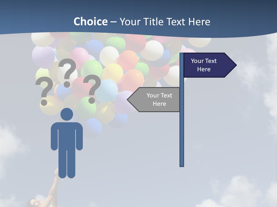 Grass Holding Person PowerPoint Template