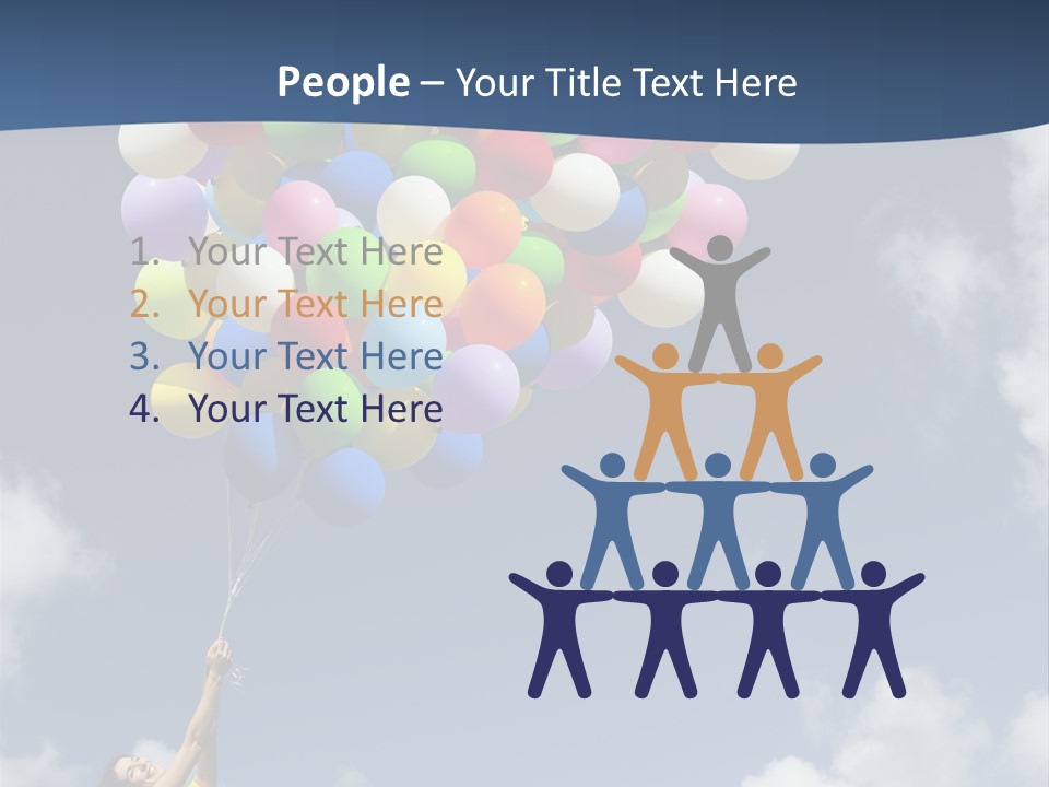 Grass Holding Person PowerPoint Template