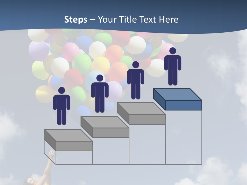 Grass Holding Person PowerPoint Template