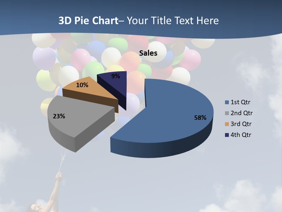 Grass Holding Person PowerPoint Template