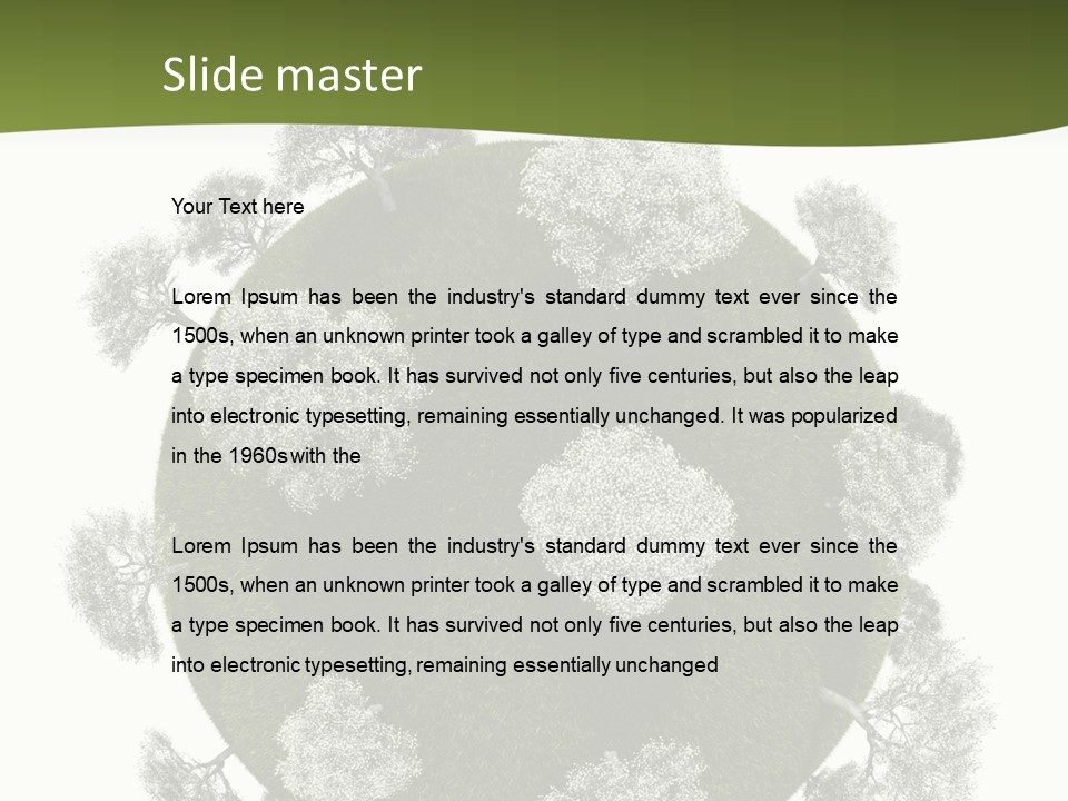 Leafy White Prince PowerPoint Template