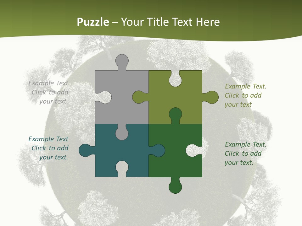 Leafy White Prince PowerPoint Template