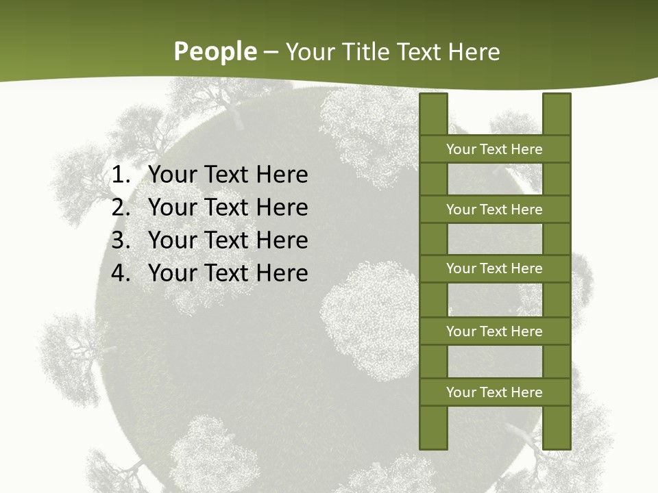 Leafy White Prince PowerPoint Template