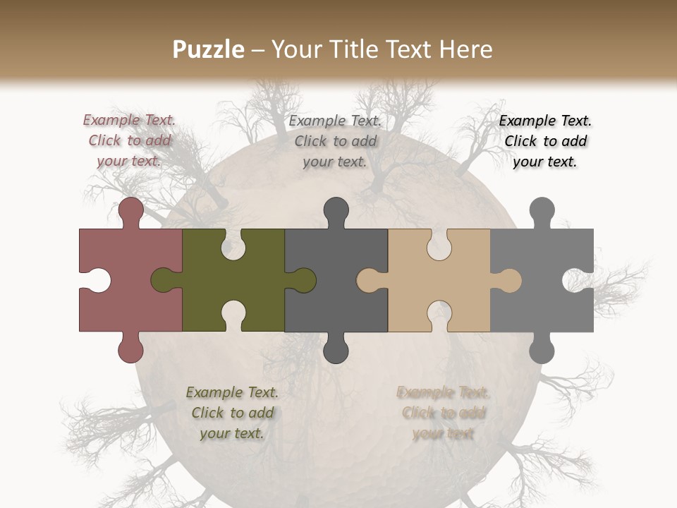 Earth Background Design PowerPoint Template