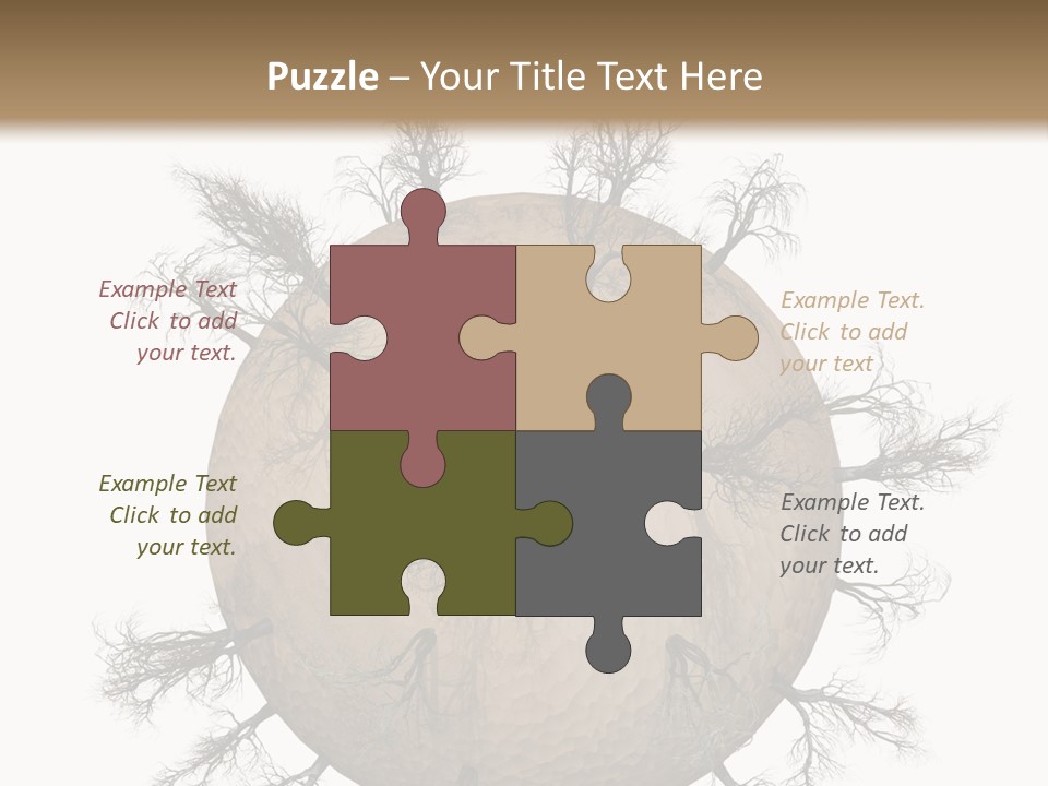 Earth Background Design PowerPoint Template