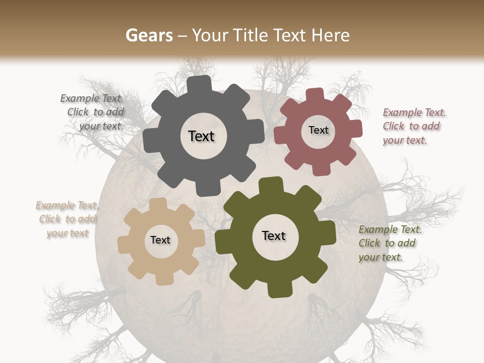 Earth Background Design PowerPoint Template