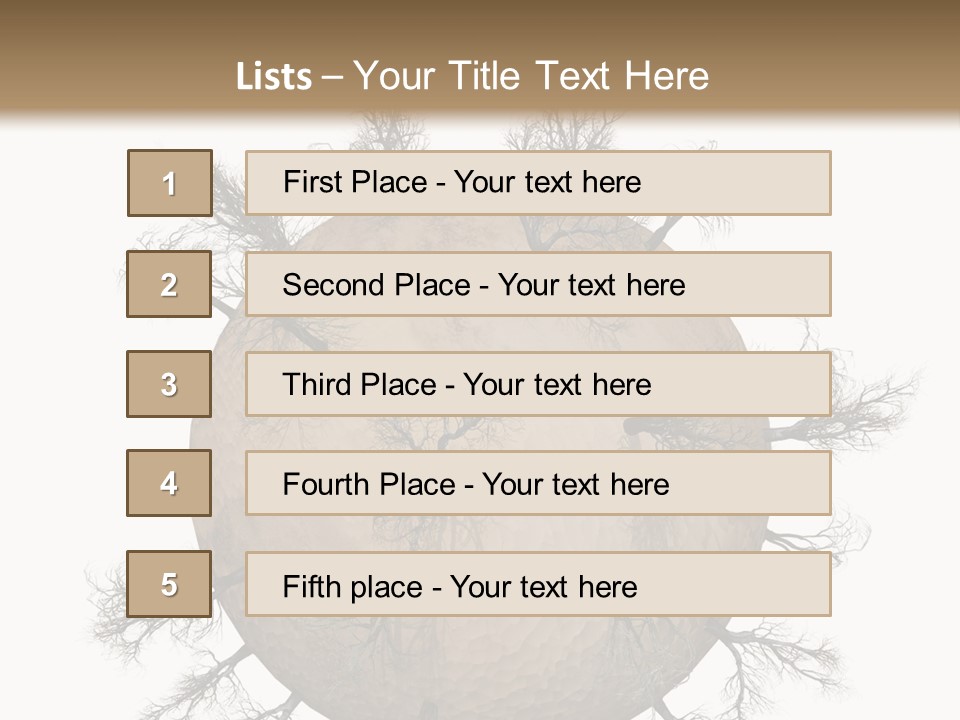 Earth Background Design PowerPoint Template