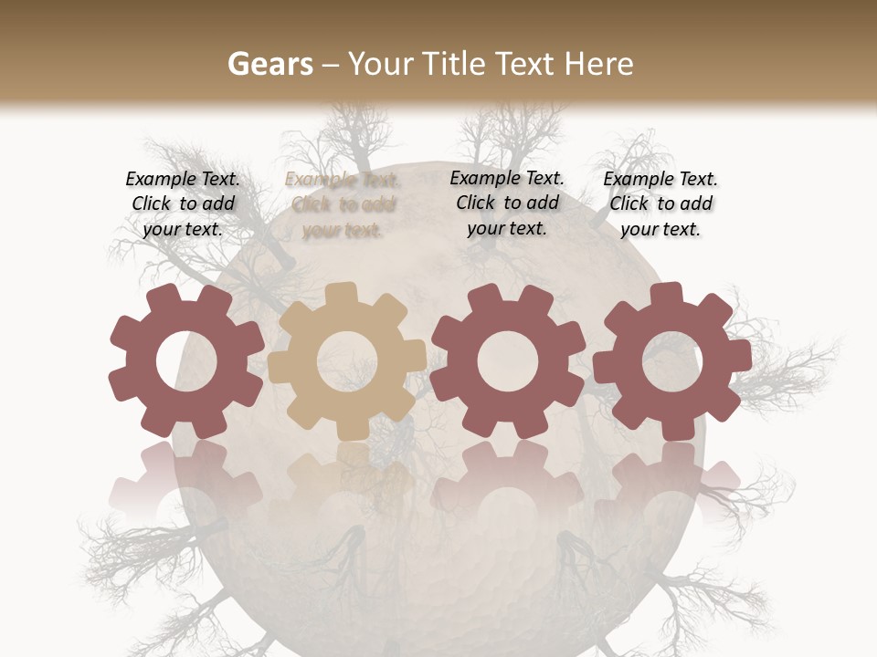 Earth Background Design PowerPoint Template