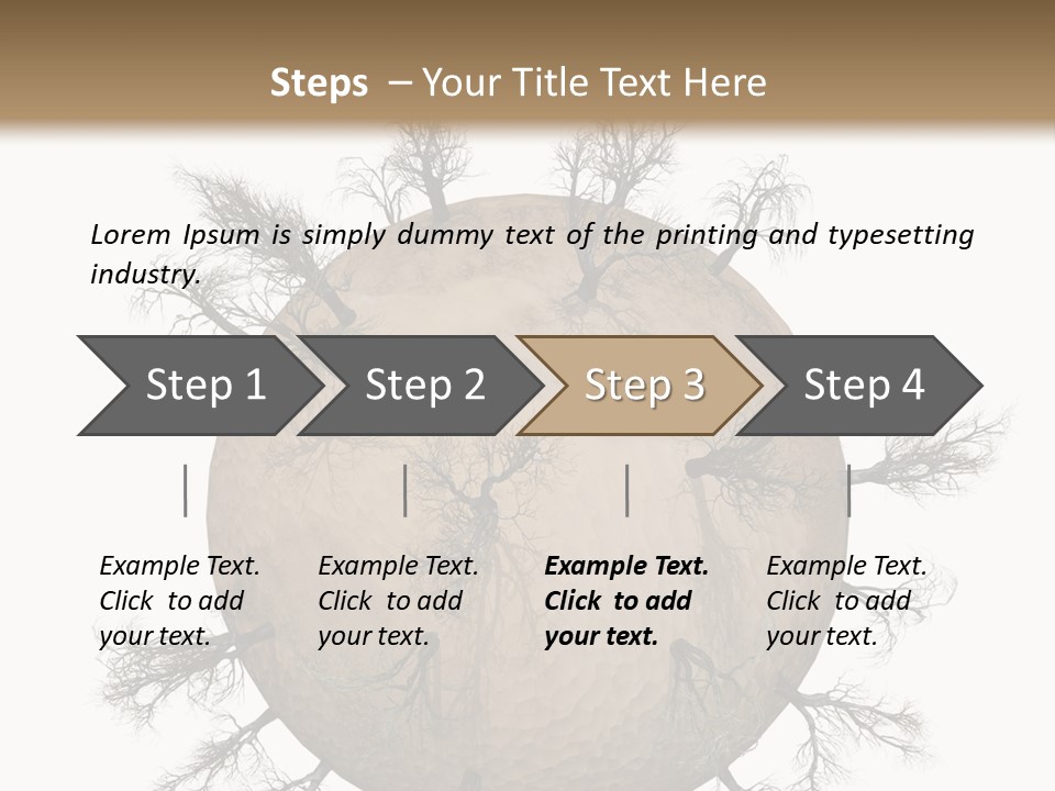 Earth Background Design PowerPoint Template