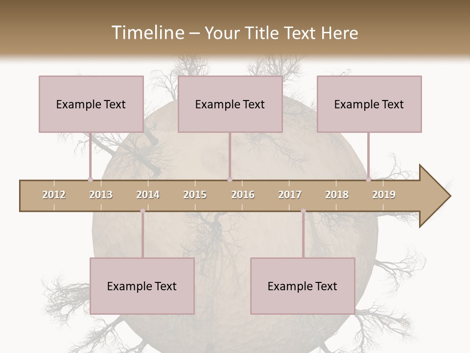 Earth Background Design PowerPoint Template