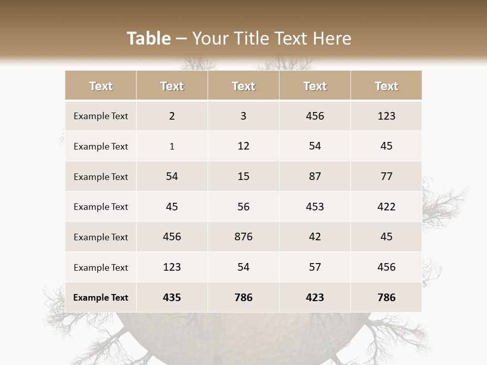 Earth Background Design PowerPoint Template