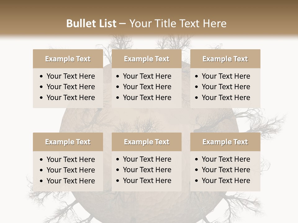 Earth Background Design PowerPoint Template